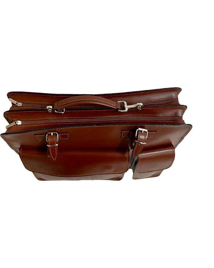 BZNA Bag Sonika Moro Business Aktentasche Designer Ledertasche Schultertasche Unisex