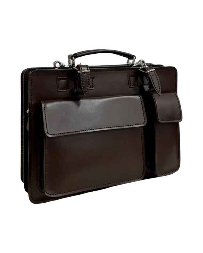 BZNA Bag Sonika Moro Business Aktentasche Designer Ledertasche Schultertasche Unisex