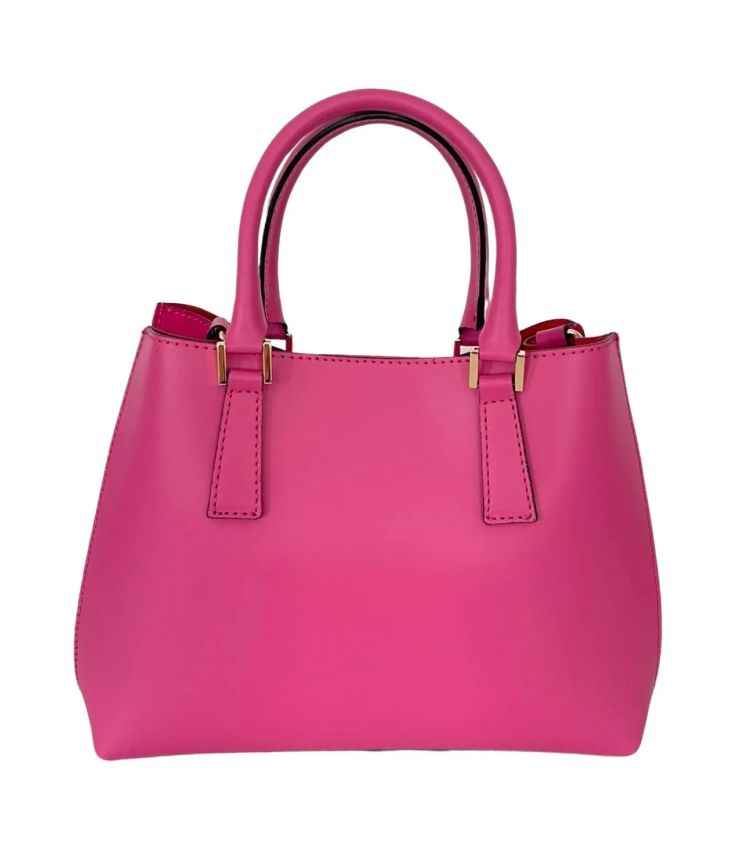 BZNA Bag Brenda Fuxia Leder Italy Damen Handtasche Schultertasche Tasche