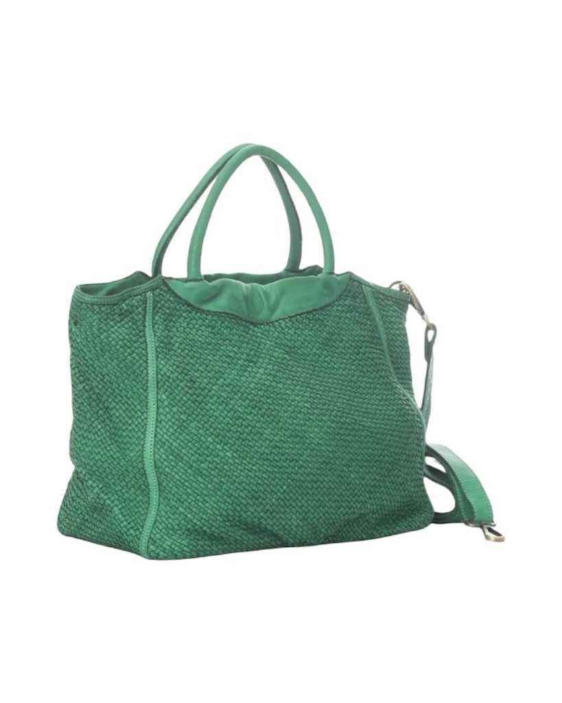 BZNA Bag Madita Grün Brilliant Italy Designer Damen Handtasche Schultertasche Tasche