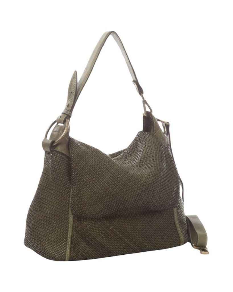 BZNA Bag Tarja Grün Italy Designer Messenger Damen Handtasche Schultertasche