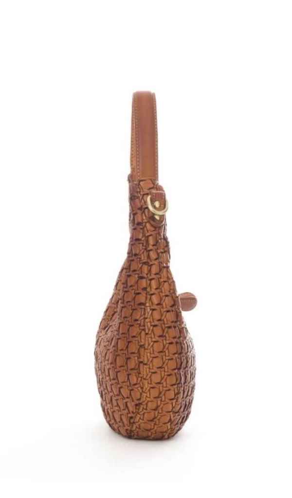 BZNA Bag Paula Cognac Italy Designer Damen Handtasche Schultertasche Tasche