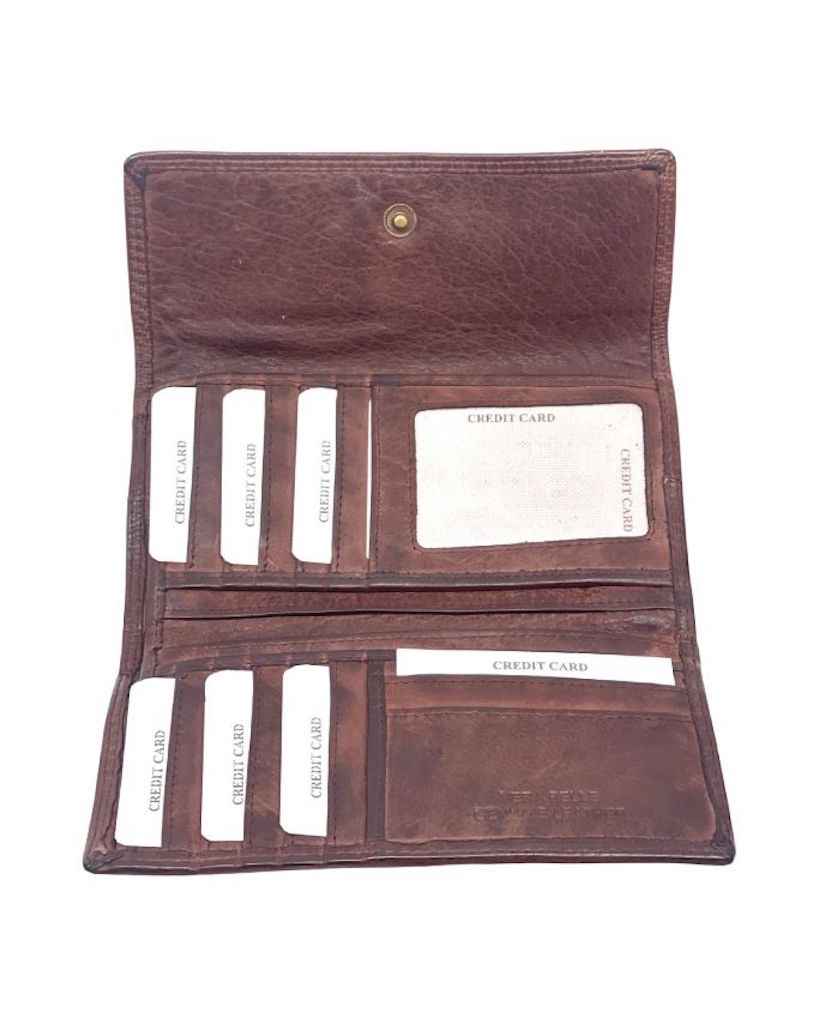 BZNA Berlin Smeza Moro Wallet Leather Leder Portemonnaie Geldbörse Clutch