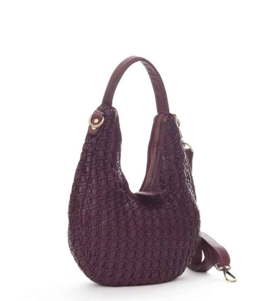 BZNA Bag Paula Bordeaux Italy Designer Damen Handtasche Schultertasche Tasche