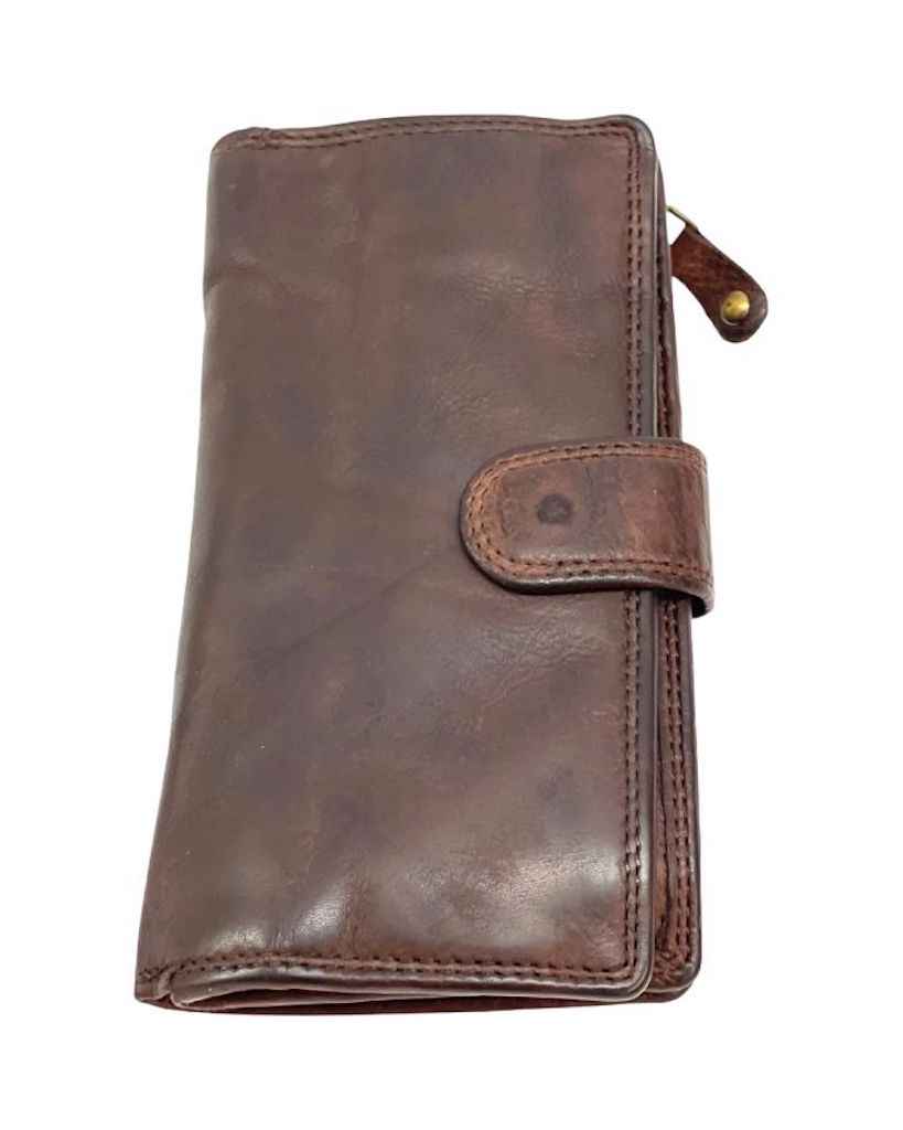 BZNA Berlin Karma Glatt Moro Wallet Leather Leder Portemonnaie Geldbörse Clutch