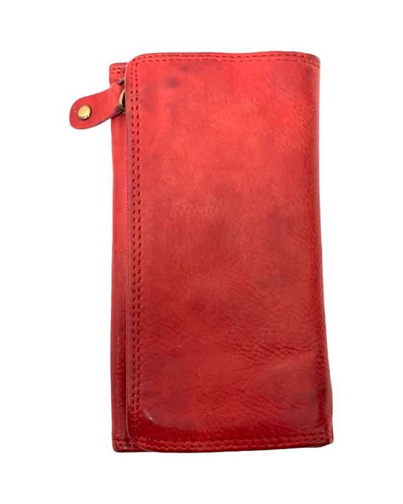 BZNA Berlin Smeza Rot Wallet Leather Leder Portemonnaie Geldbörse Clutch