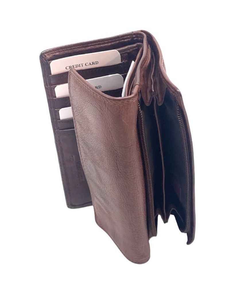 BZNA Berlin Smeza Moro Wallet Leather Leder Portemonnaie Geldbörse Clutch