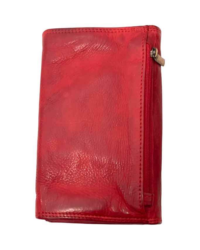 BZNA Berlin Silvia Rot Wallet Leather Leder Portemonnaie Geldbörse Clutch