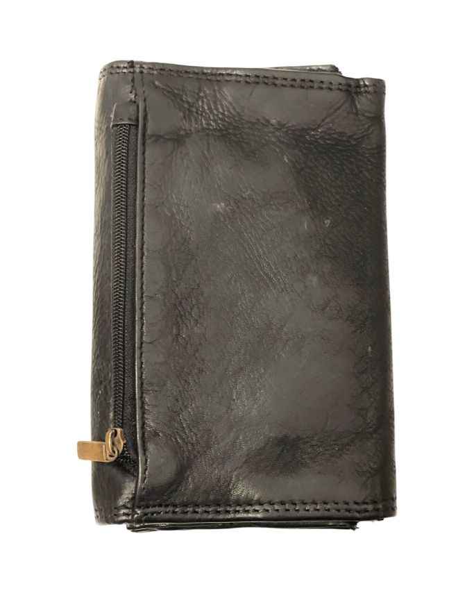 BZNA Berlin Silvia Schwarz Wallet Leather Leder Portemonnaie Geldbörse Clutch