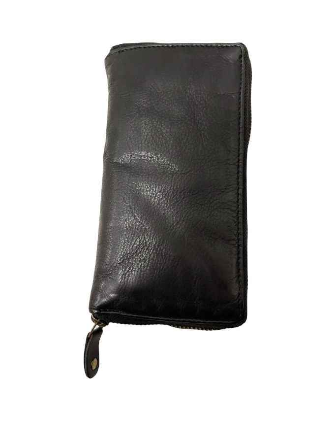 BZNA Berlin Alvia Schwarz Wallet Leather Leder Portemonnaie Geldbörse Clutch