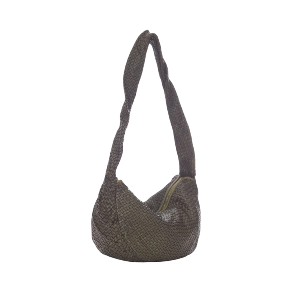 BZNA Bag Greta Grün Italy Designer Handtasche Schultertasche Tasche Leder