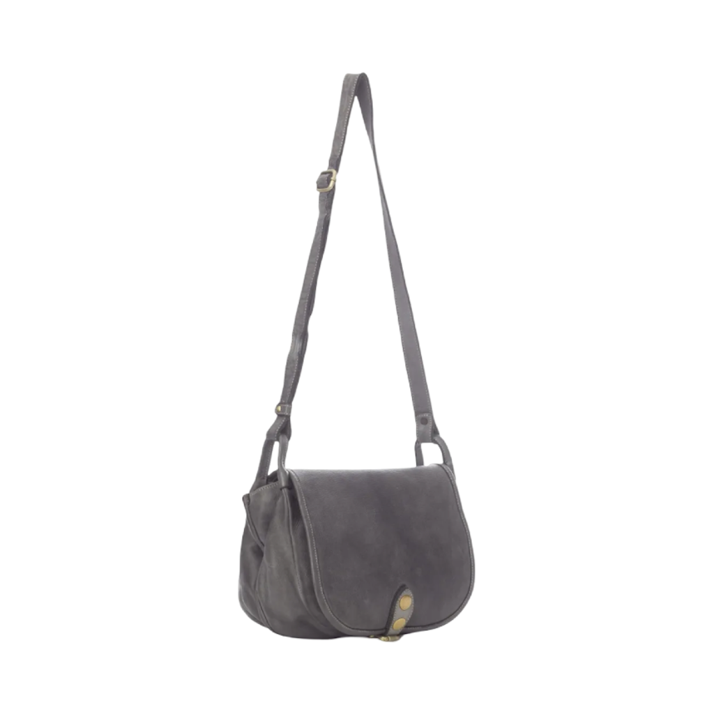 BZNA Schultertasche Taina Grau Italy Designer Handtasche Ledertasche Umhängetasche
