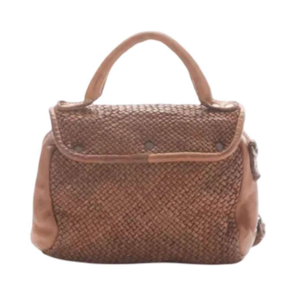 BZNA Schultertasche Tilly Forest Grün Italy Designer Clutch Ledertasche Handtasche