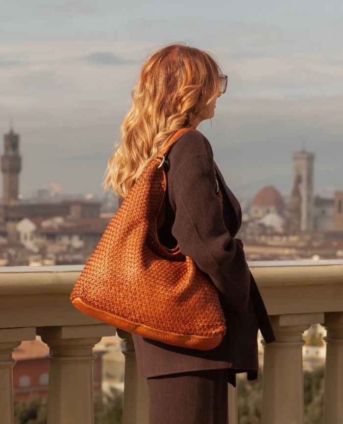 BZNA Bag Sanja Grün Italy Designer Damen Handtasche Schultertasche Tasche