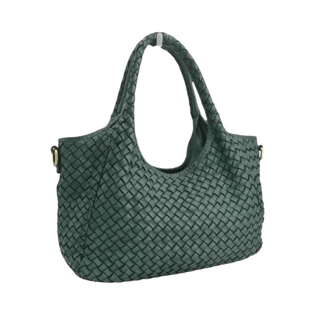BZNA Bag Rozen Verde Forest Italy Vintage Schultertasche Designer Damen Handtasche