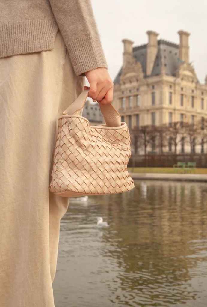 BZNA Bag Andrea Schwarz Italy Vintage Schultertasche Designer Damen Handtasche