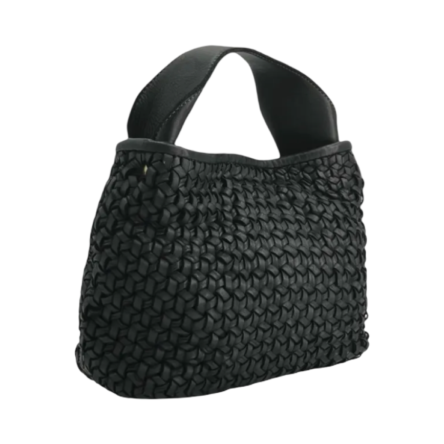 BZNA Bag Andrea Schwarz Italy Vintage Schultertasche Designer Damen Handtasche