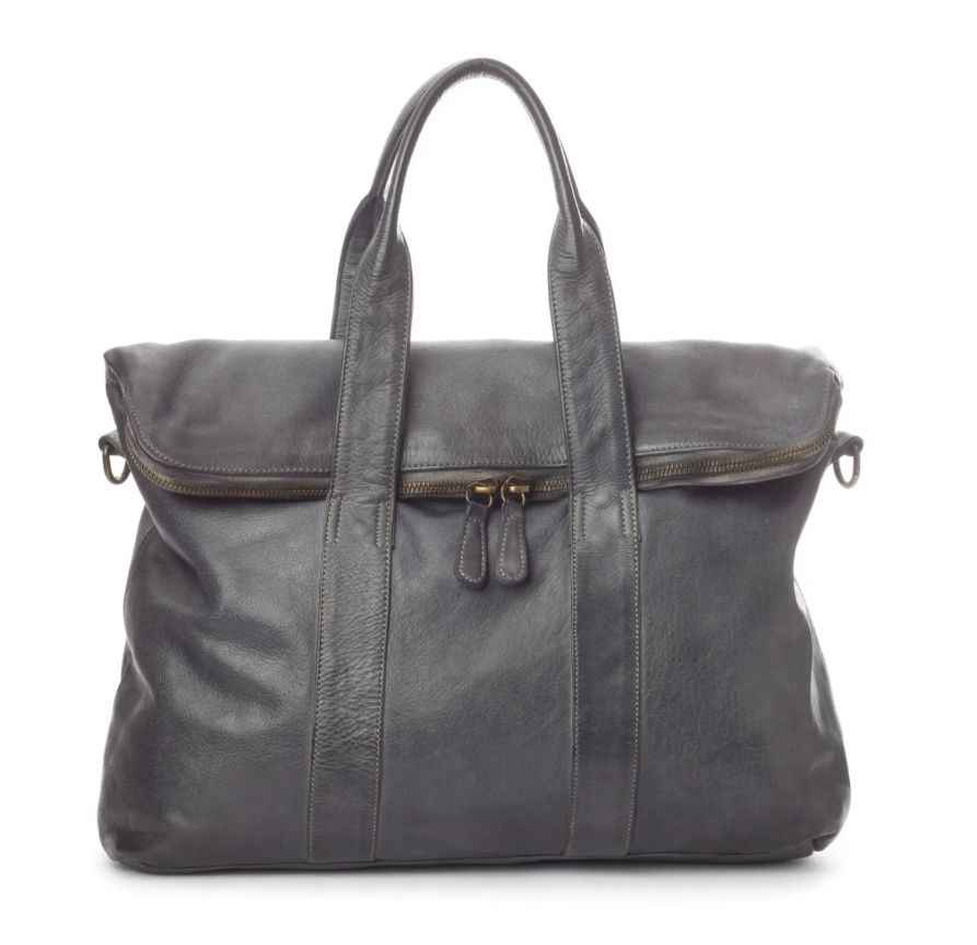 BZNA Bag Shopper Evi Grau Designer Business Messenger Tasche Schultertasche