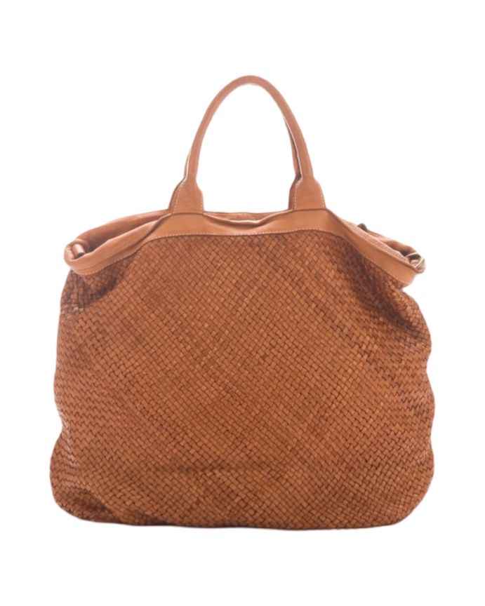 BZNA Bag Naomi cognac Italy Designer Damen Handtasche Tasche Schafsleder Shopper