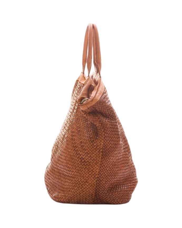 BZNA Bag Naomi cognac Italy Designer Damen Handtasche Tasche Schafsleder Shopper
