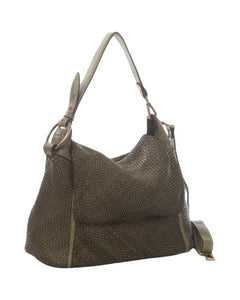 BZNA Bag Tarja Grün Italy Designer Messenger Damen Handtasche Schultertasche
