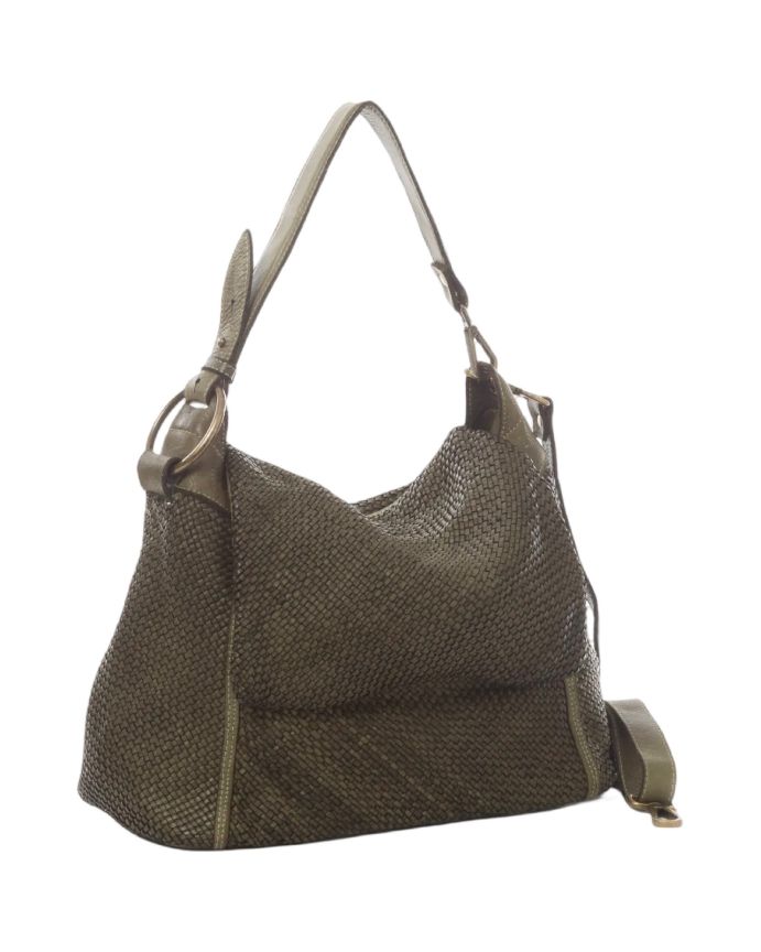 BZNA Bag Tarja Grün Italy Designer Messenger Damen Handtasche Schultertasche