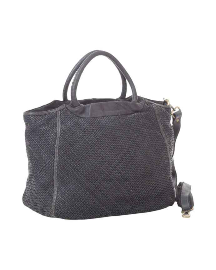 BZNA Bag Madita Grau Italy Designer Damen Handtasche Schultertasche Tasche