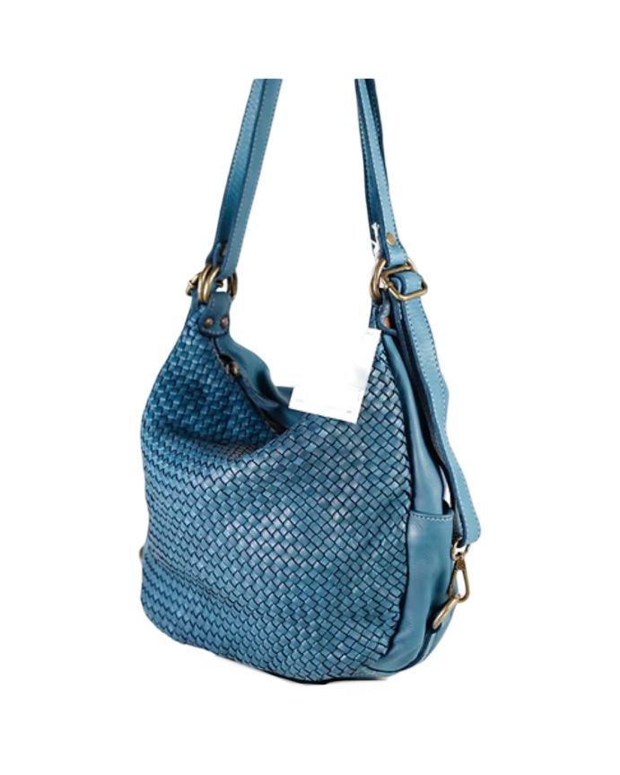 BZNA Bag Lizz Petrol Backpacker Designer Rucksack Damenhandtasche Schultertasche