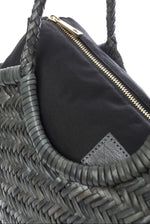 Load image into Gallery viewer, BZNA Bag Marina Petrol Italy Damen Handtasche Schultertasche Tasche Leder
