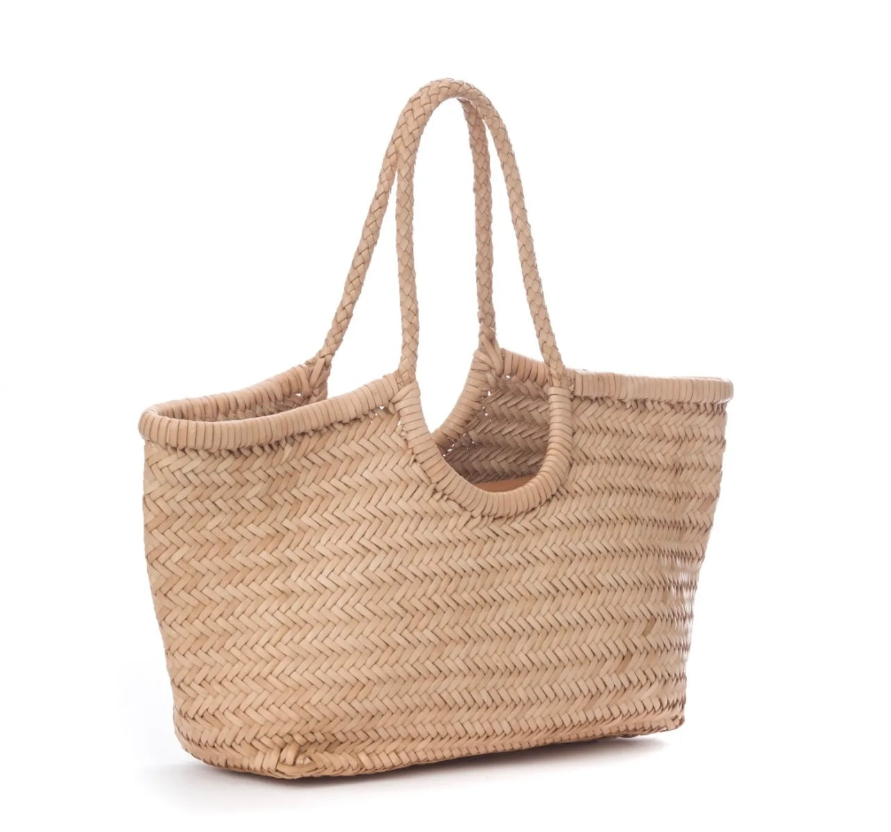 BZNA Bag Marina Beige Italy Damen Handtasche Schultertasche Tasche Leder