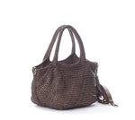 Load image into Gallery viewer, BZNA Bag Rozen Taupe Italy Vintage Schultertasche Designer Damen Handtasche
