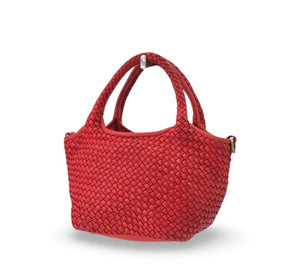 BZNA Bag Mala Rot Italy kleine Damen Handtasche Schultertasche Tasche Leder