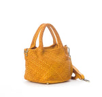 Load image into Gallery viewer, BZNA Bag Mala Gelb Italy kleine Damen Handtasche Schultertasche Tasche Leder
