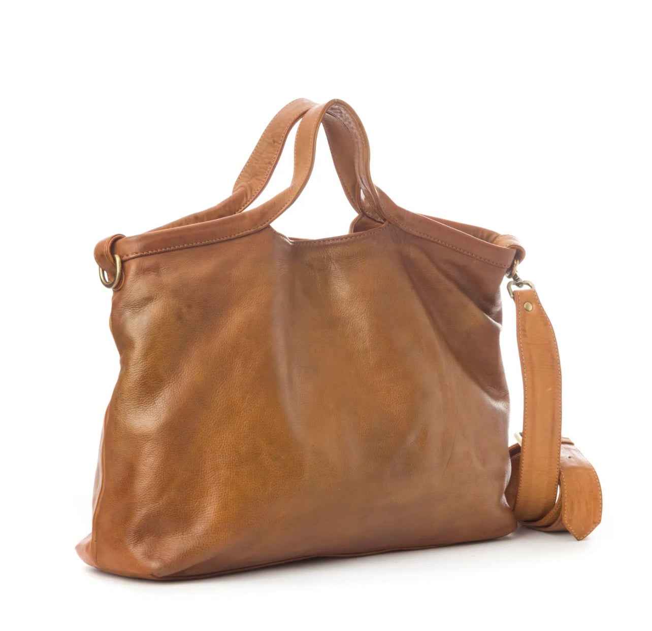 BZNA Bag Shopper Zoel Cognac Designer Business Messenger Tasche Schultertasche