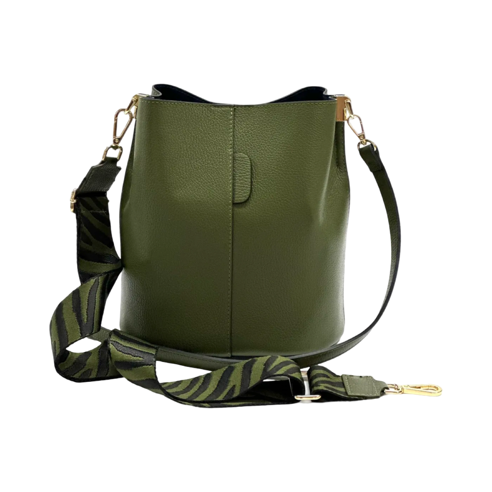 BZNA Bag Shirinia Grün Leder Italy Damen Handtasche Schultertasche Tasche
