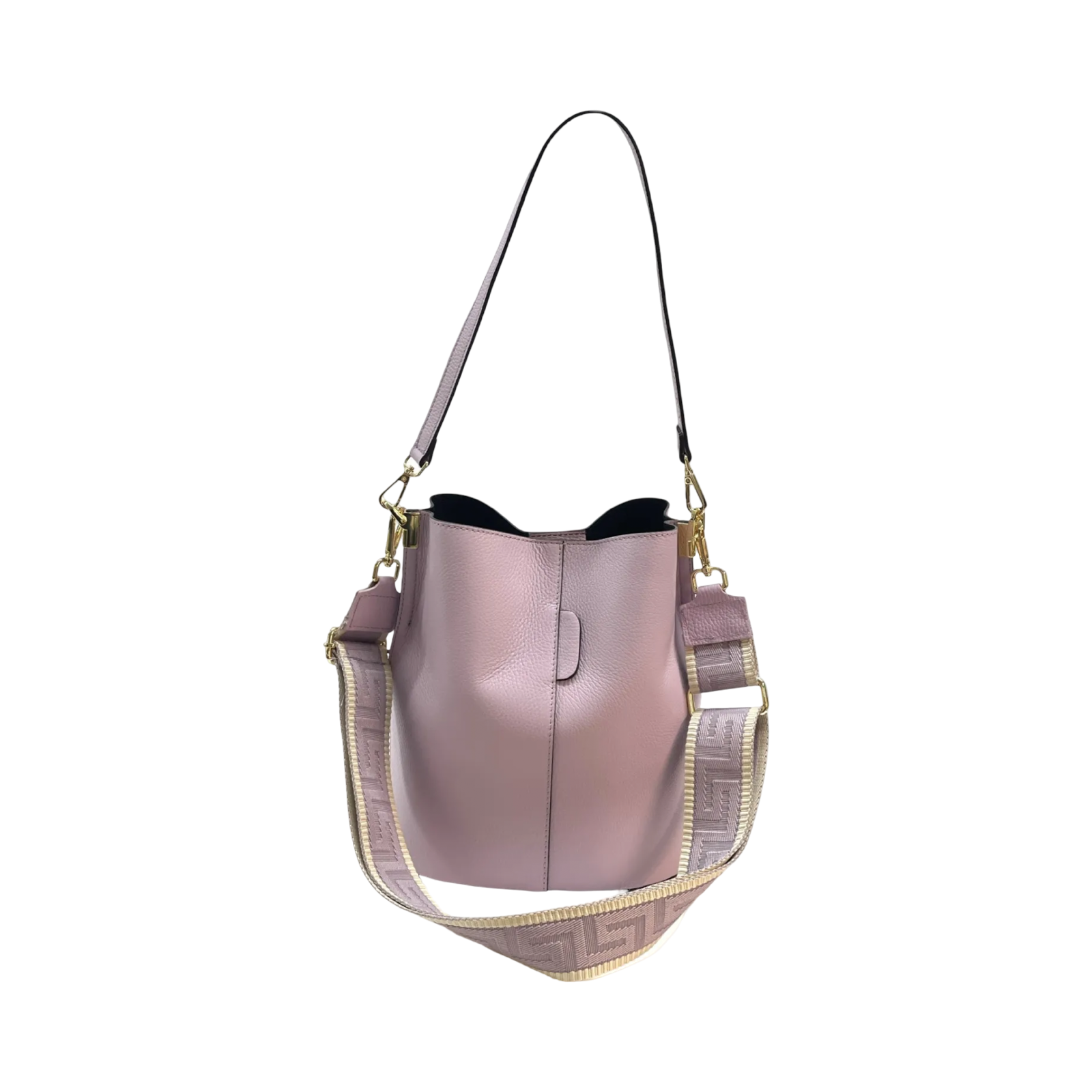 BZNA Bag Shirinia Lilla Leder Italy Damen Handtasche Schultertasche Tasche - B Z N A