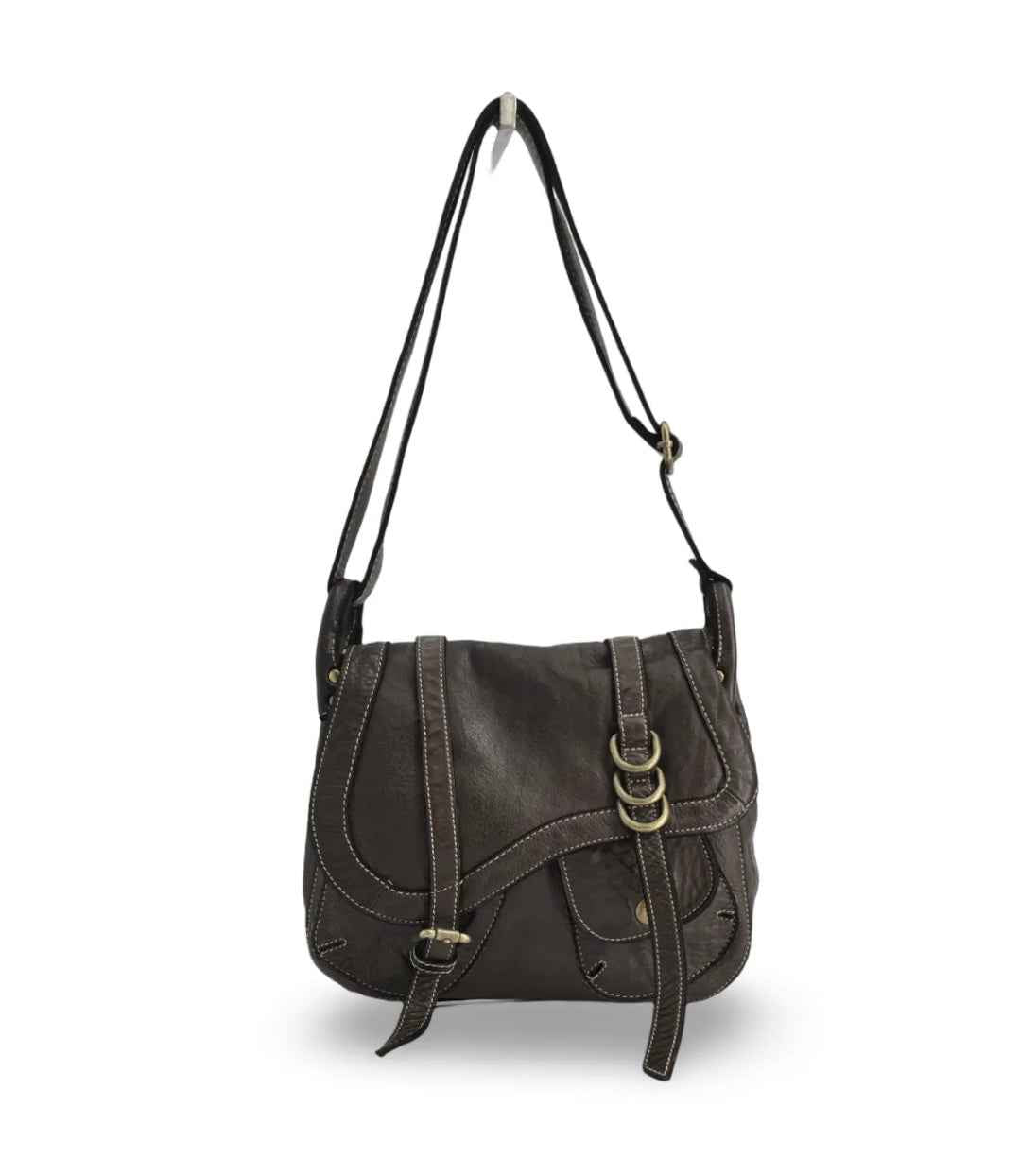 BZNA Bag Pauline Braun taly Designer Leder Schulter Ledertasche Umhänge Tasche
