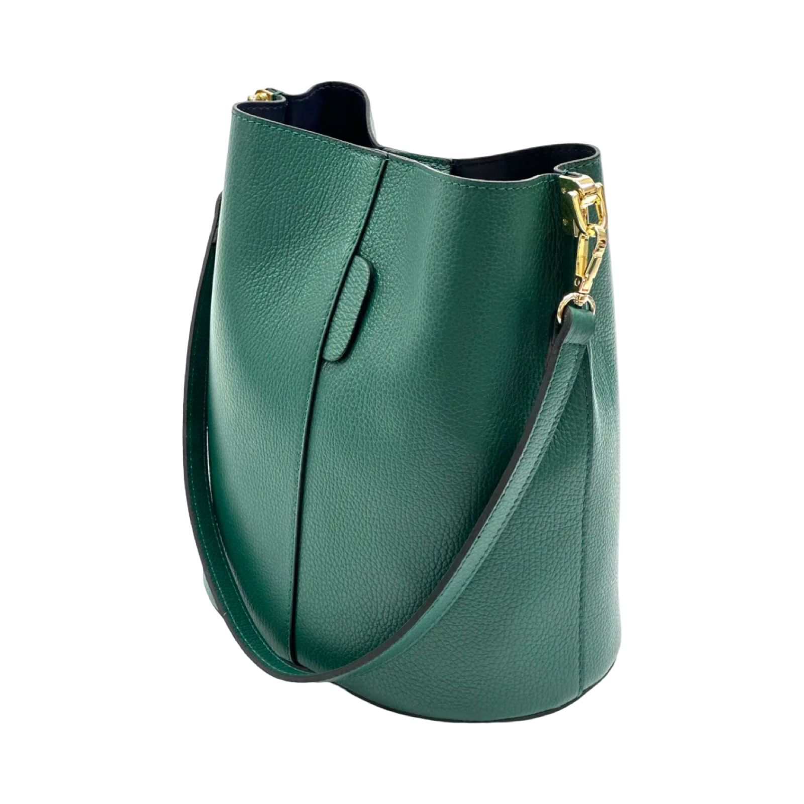 BZNA Bag Shirinia Verde Forest Leder Italy Damen Handtasche Schultertasche Tasche - B Z N A