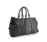 Load image into Gallery viewer, BZNA Bag Pepper Grau Italy Designer Weekender Reise Tasche Handtasche Schultertasche Leder Shopper
