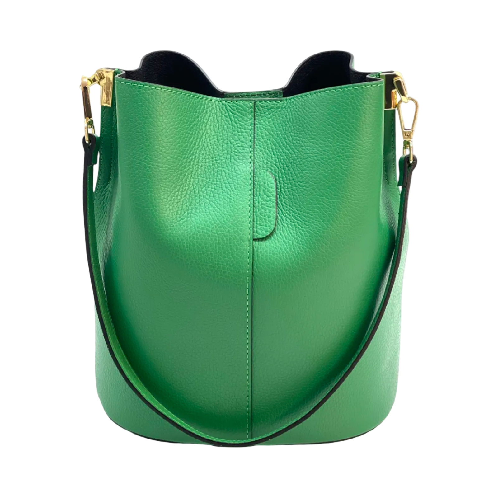 BZNA Bag Shirinia Esmerald Grün Leder Italy Damen Handtasche Schultertasche Tasche - B Z N A