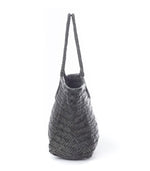 Load image into Gallery viewer, BZNA Bag Marina Grau Italy Damen Handtasche Schultertasche Tasche Leder
