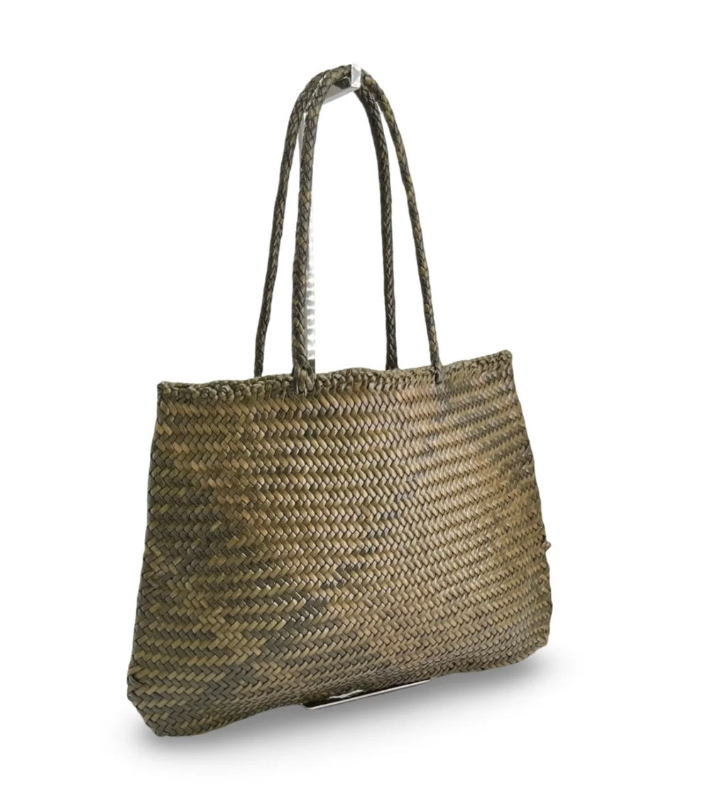 BZNA Bag Viva Grün Italy Damen Handtasche Schultertasche Tasche Leder - B Z N A