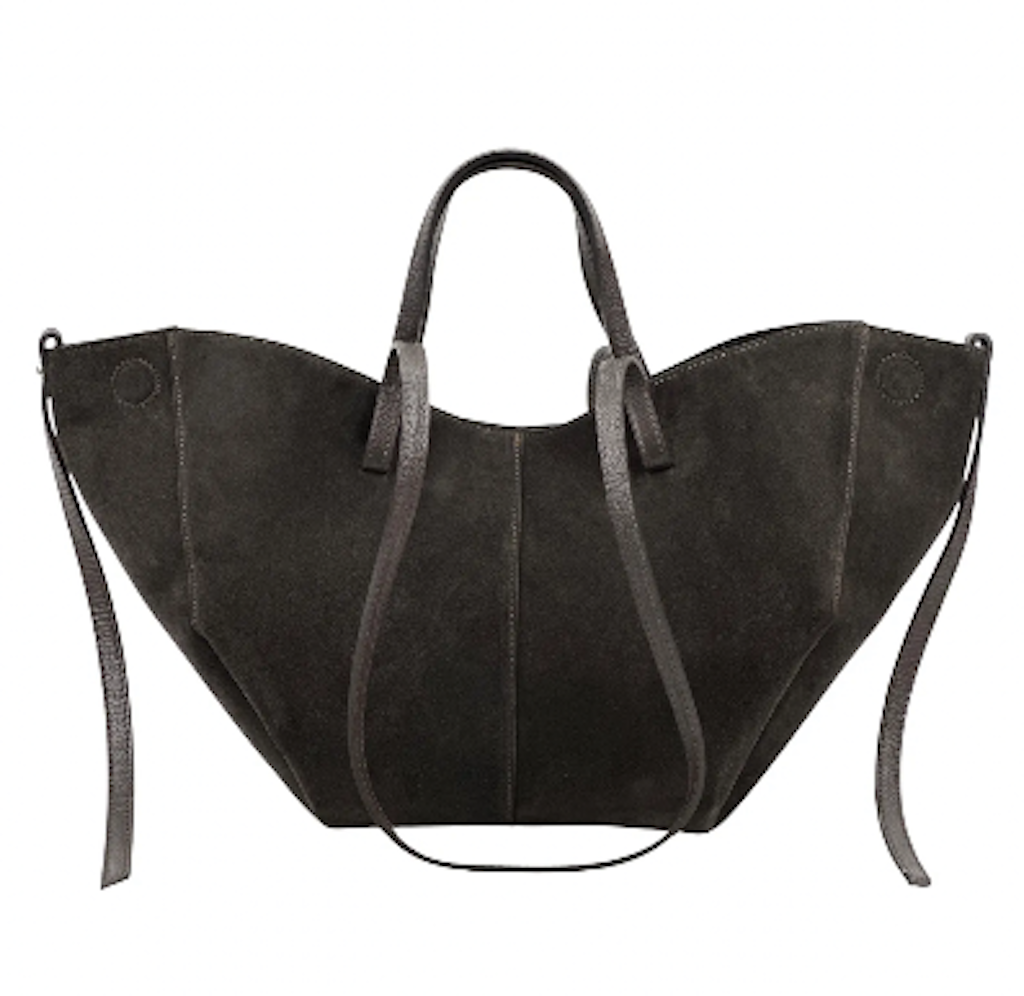 BZNA Bag Fonda Dunkelbraun Wildleder Italy Damen Shopper Handtasche Schultertasche Tasche