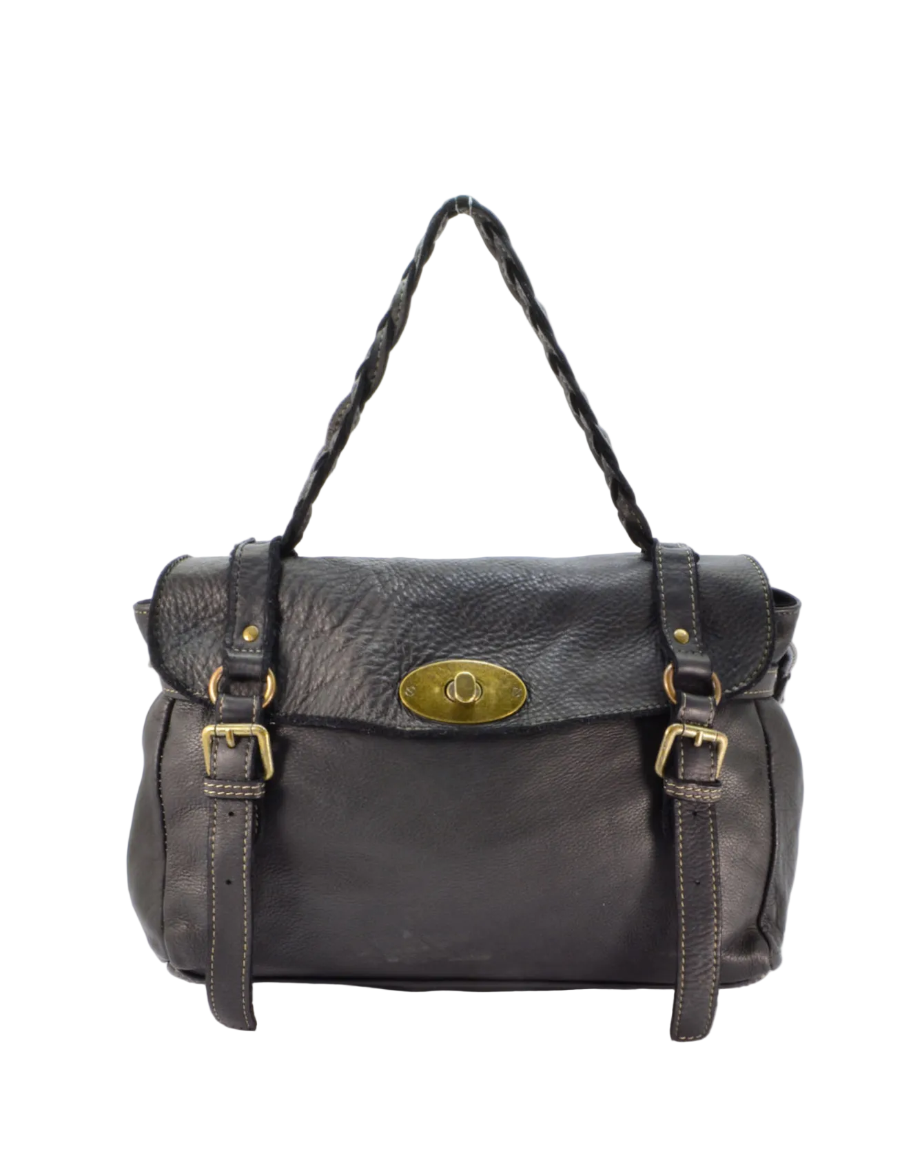 BZNA Bag Alessandra Schwarz Beuteltasche Designer Schultertasche Handtasche - B Z N A