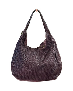 BZNA Bag Sanna Bordeaux Italy Designer Damen Handtasche Schultertasche Tasche