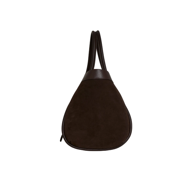 BZNA Bag Filiz Braun Wildleder Italy Damen Handtasche Schultertasche Tasche