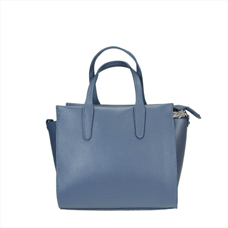 BZNA Bag Dara Azzurro Leder Italy Damen Handtasche Schultertasche Tasche