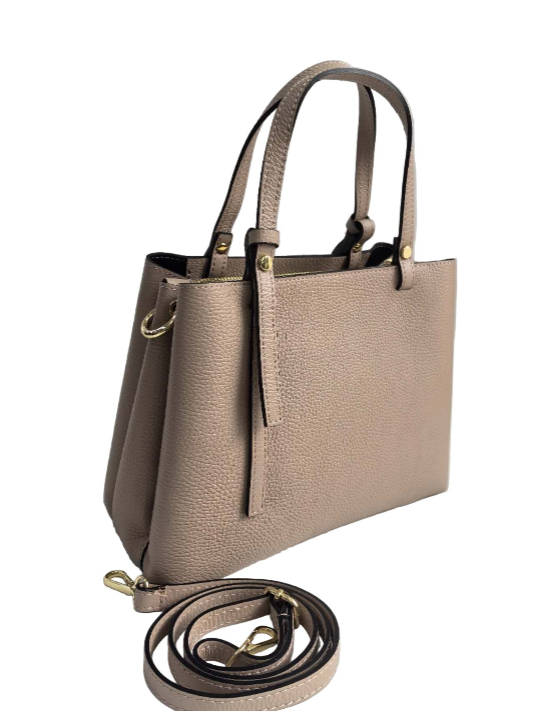 BZNA Bag Latona Powder Leder Italy Damen Handtasche Schultertasche Tasche - B Z N A