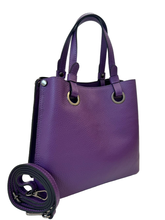 BZNA Bag Hana Viola Leder Italy Damen Handtasche Schultertasche Tasche