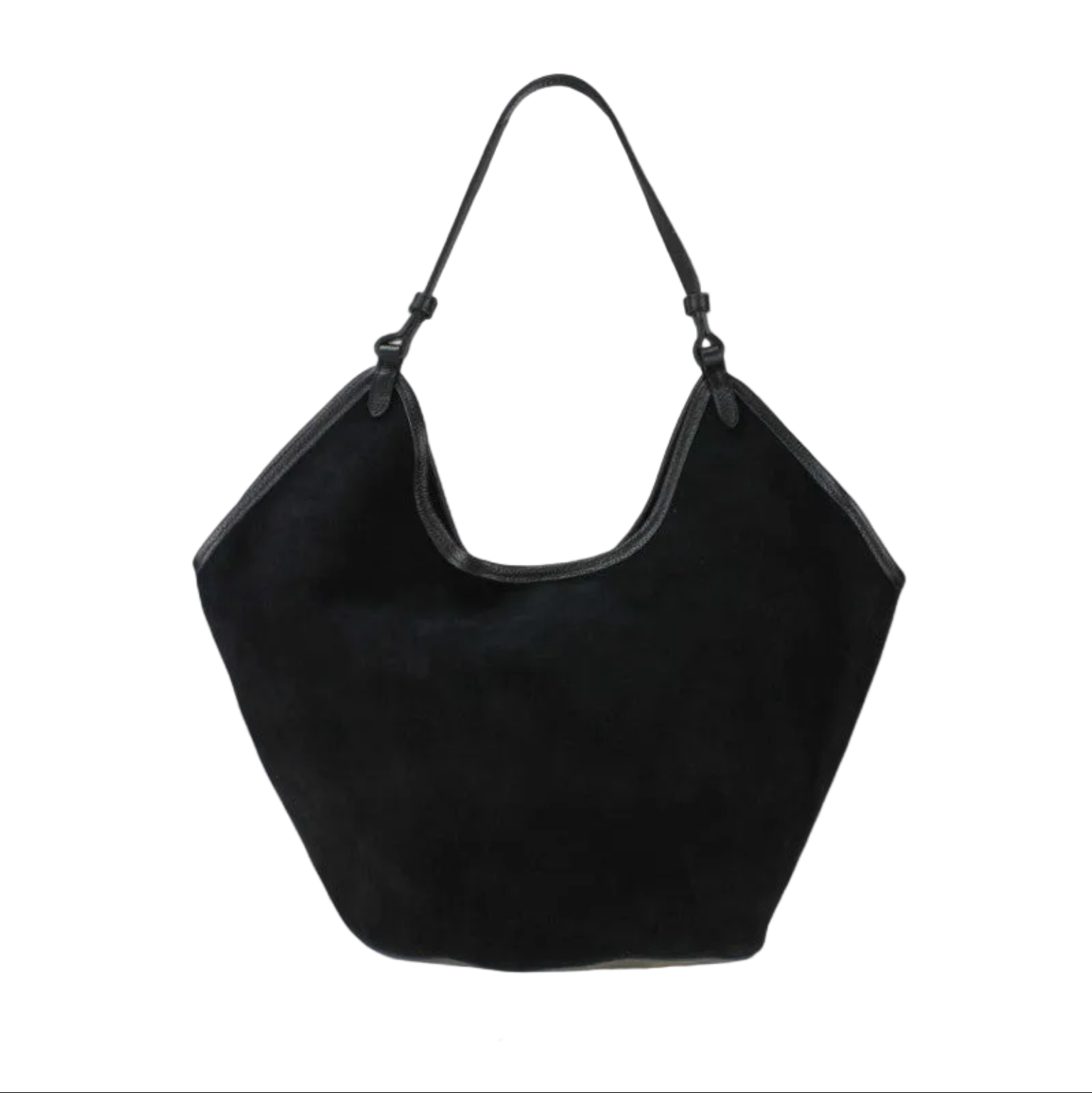 BZNA Bag Tanjia Schwarz Wildleder Italy Damen Handtasche Schultertasche Tasche BZNA6033 - B Z N A